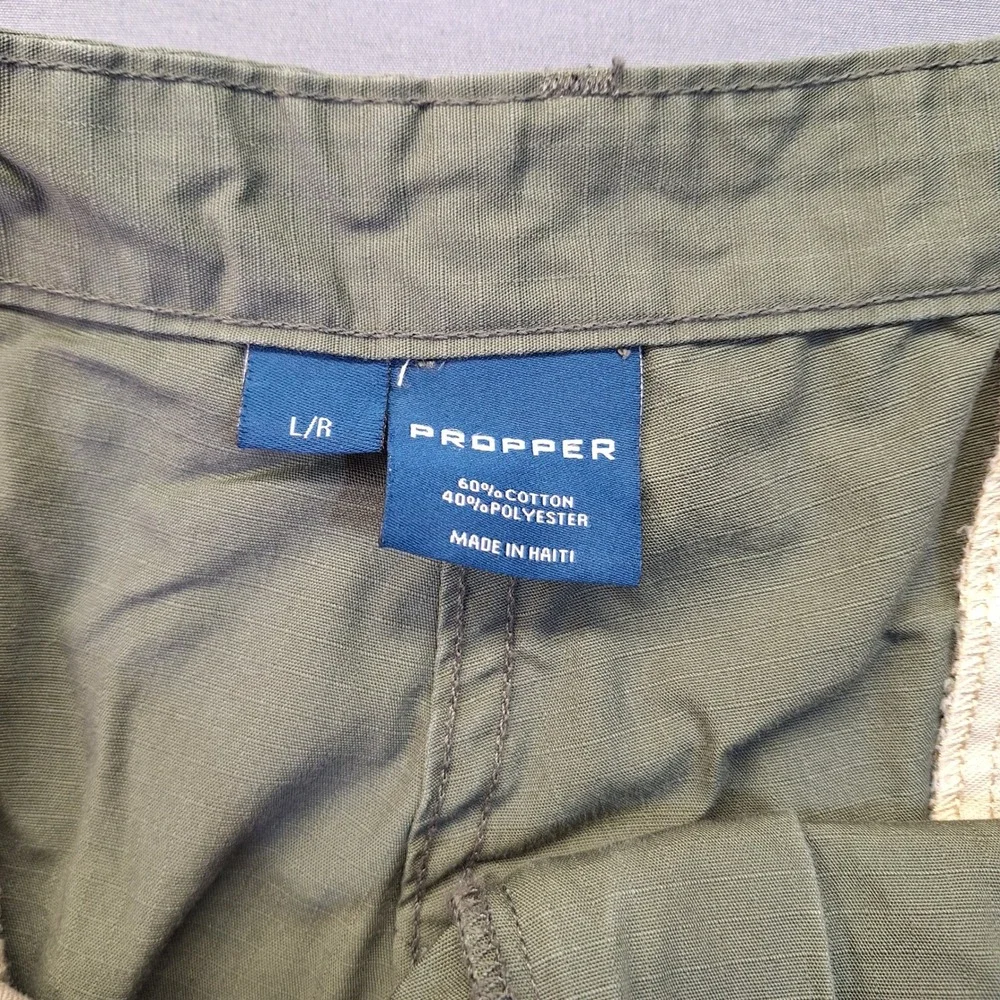 Propper Mens BDU Cargo Pants Olive Green Ripstop Tactical Trousers L/R prepper
